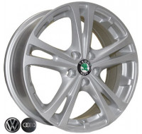 TRW Z616 W6 R15 PCD5x100 ET43 DIA57.1 silver